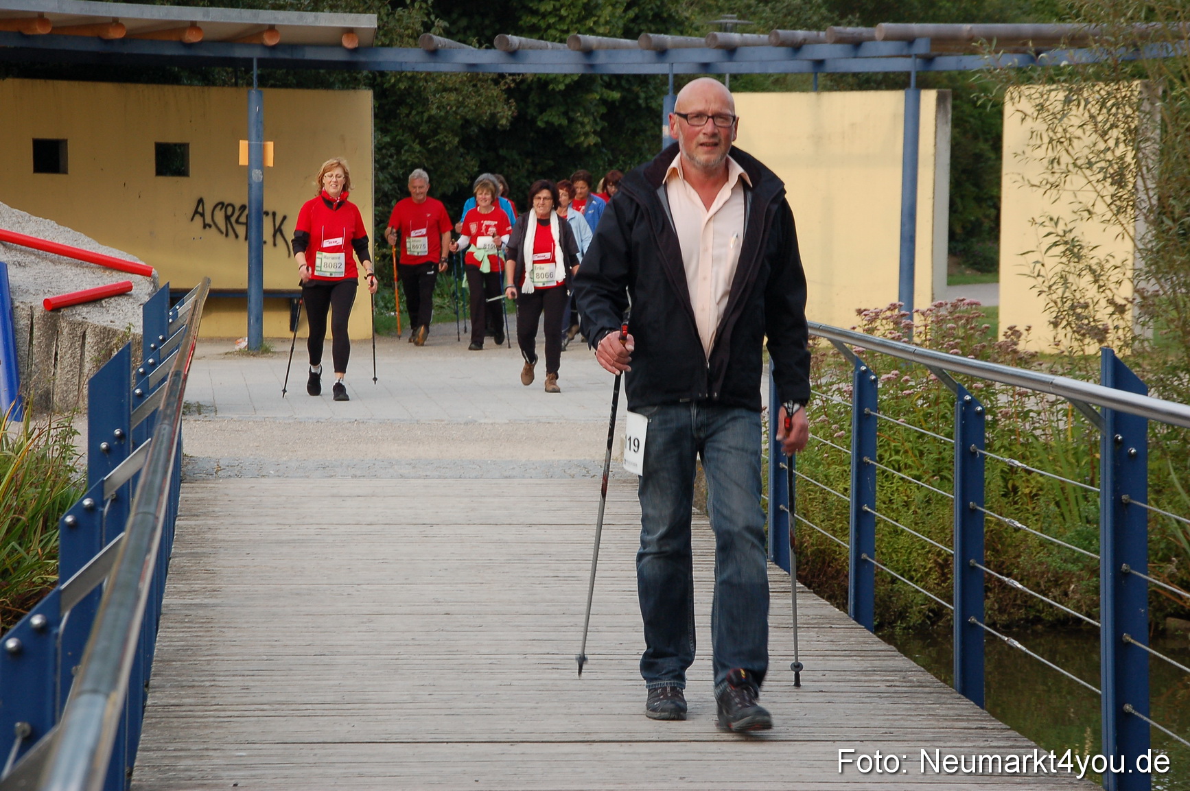 Nordic Walking Stadtlauf Neumarkt 180910 0092